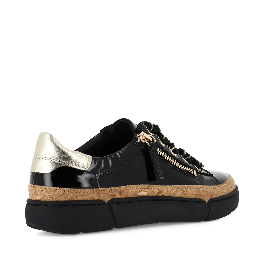 TORAYNE - BLACK GOLD PATENT MULTI LEATHER - Image 4