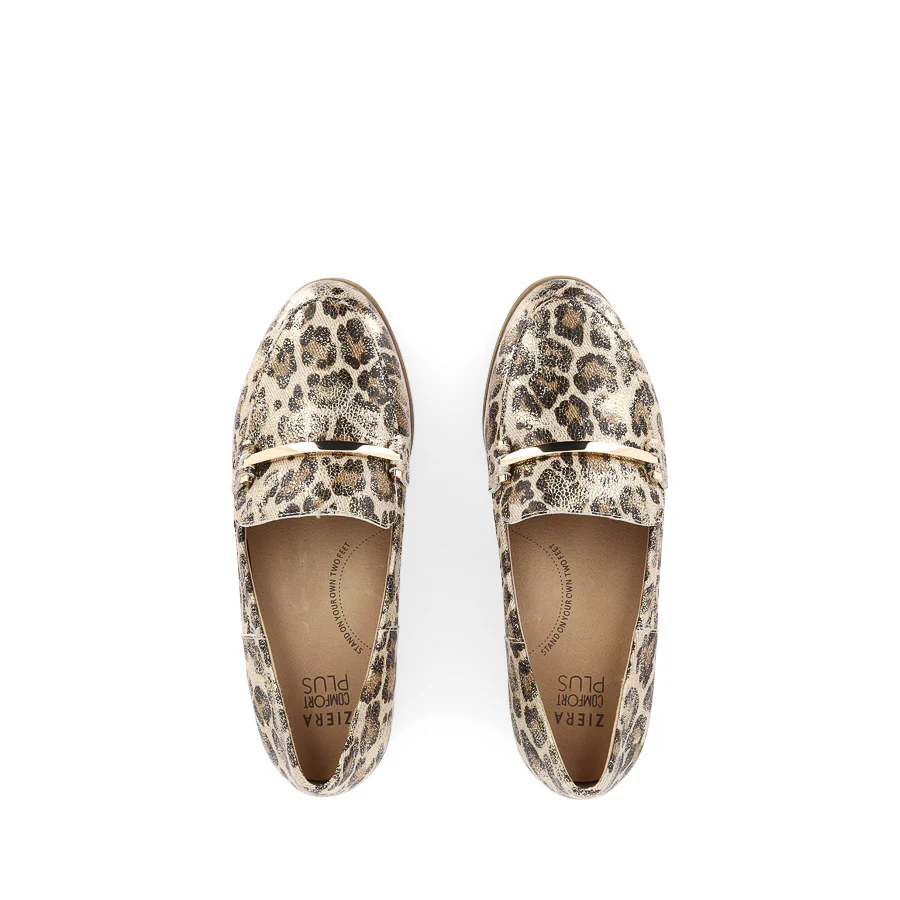 TUBBIE XF - TAUPE-GOLD LEOPARD LEATHER - Image 5