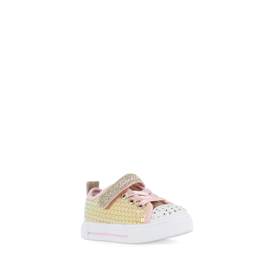 TWINKLE SPARKS-SEQUIN PARTY INFANT - GOLD PINK MULTI - Image 3