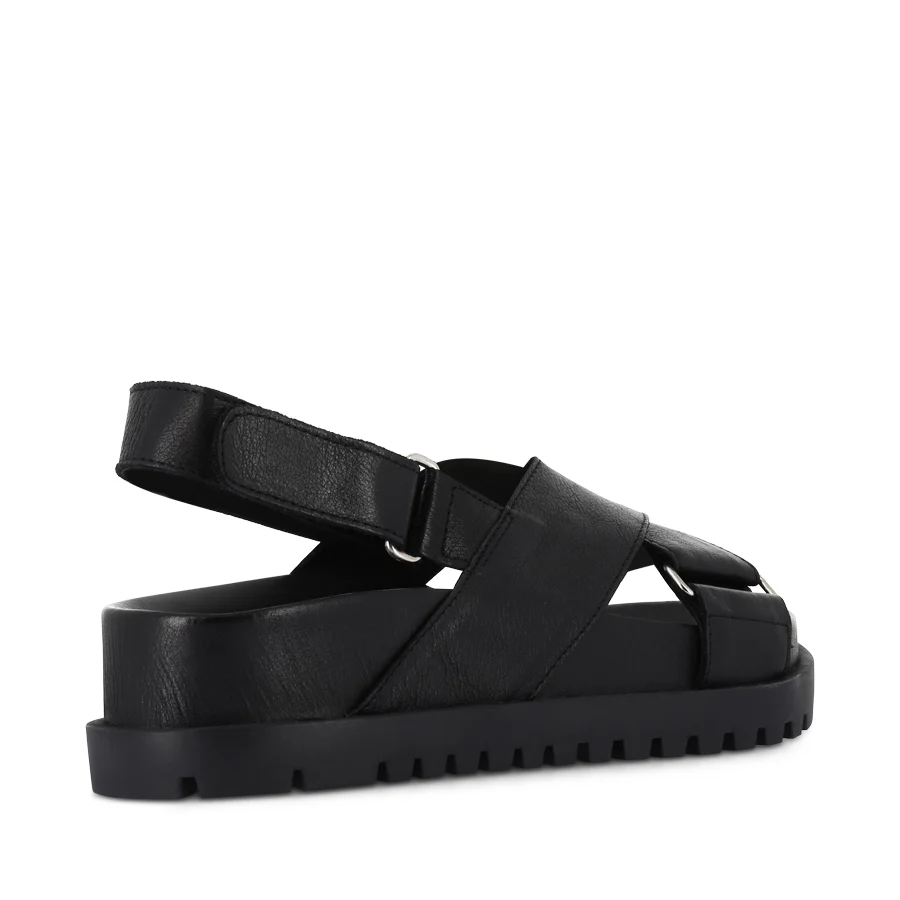UBARI - BLACK BLACK LEATHER - Image 4