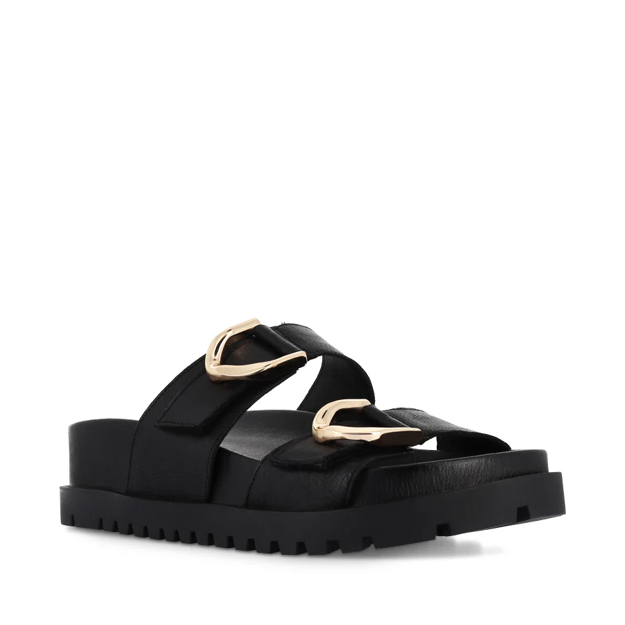ULLANA - BLACK BLACK LEATHER - Image 3