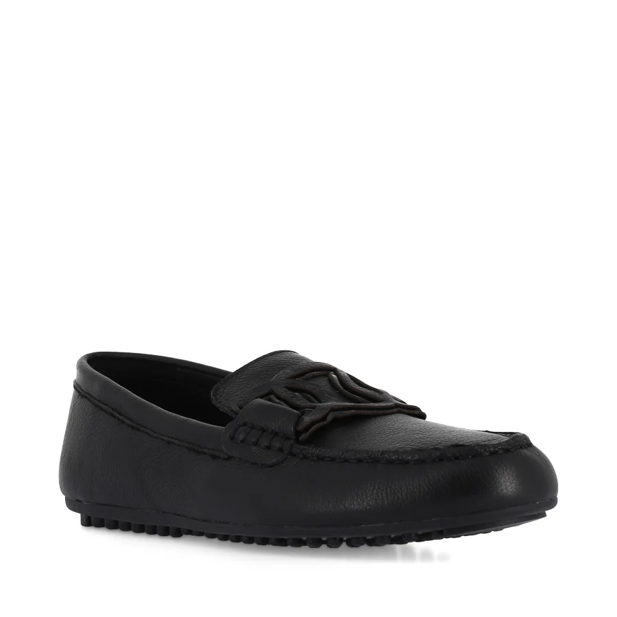 VELBERT - BLACK TUMBLE LEATHER - Image 3