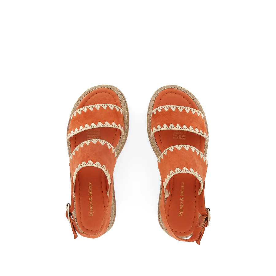 VERA - DARK ORANGE SUEDE - Image 5