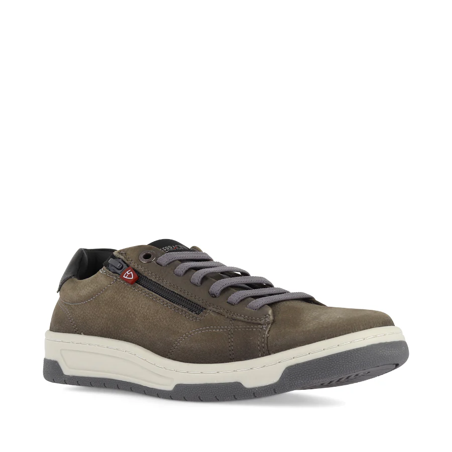 WILFRED - GREY LEATHER - Image 3