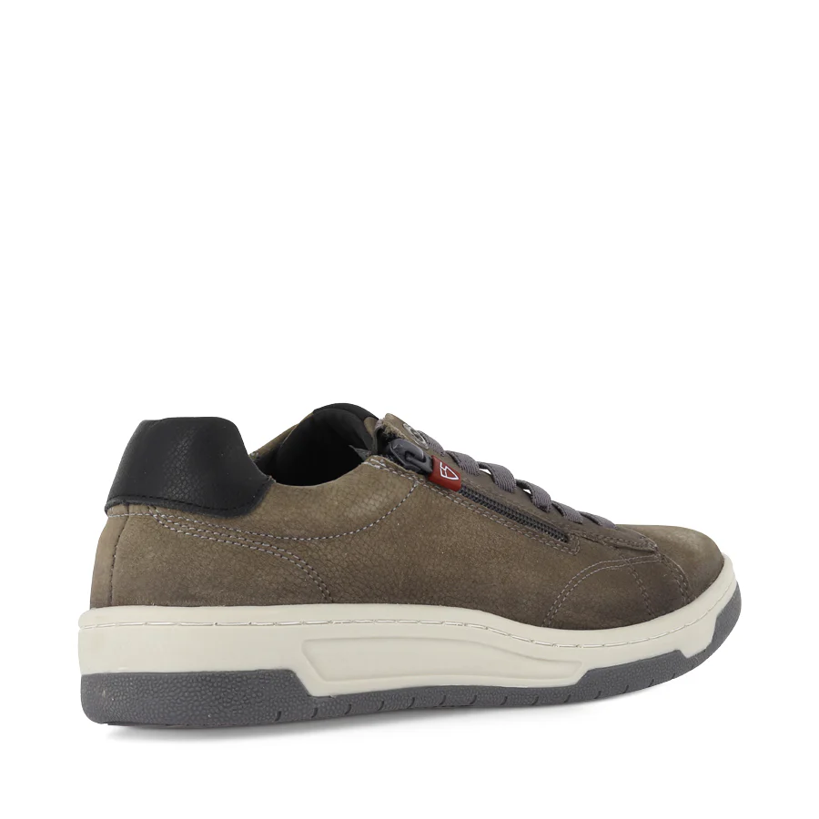 WILFRED - GREY LEATHER - Image 4